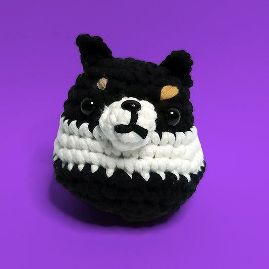 Chiko the Black Shiba Inu | Beginner Crochet Kit