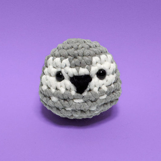 TINY BIRDS COLLECTION: Echo the African Grey Parrot Beginner Crochet Kit