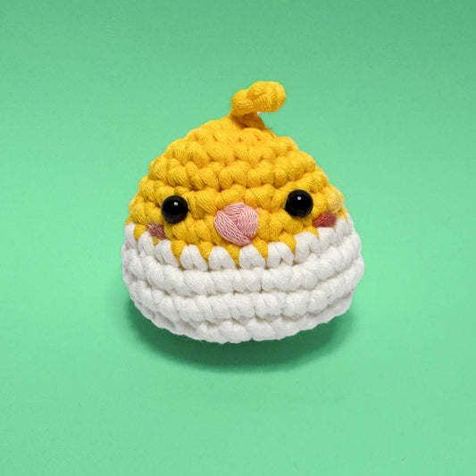 TINY BIRDS COLLECTION: Pico the Yellow Cockatiel | Beginner Crochet Kit