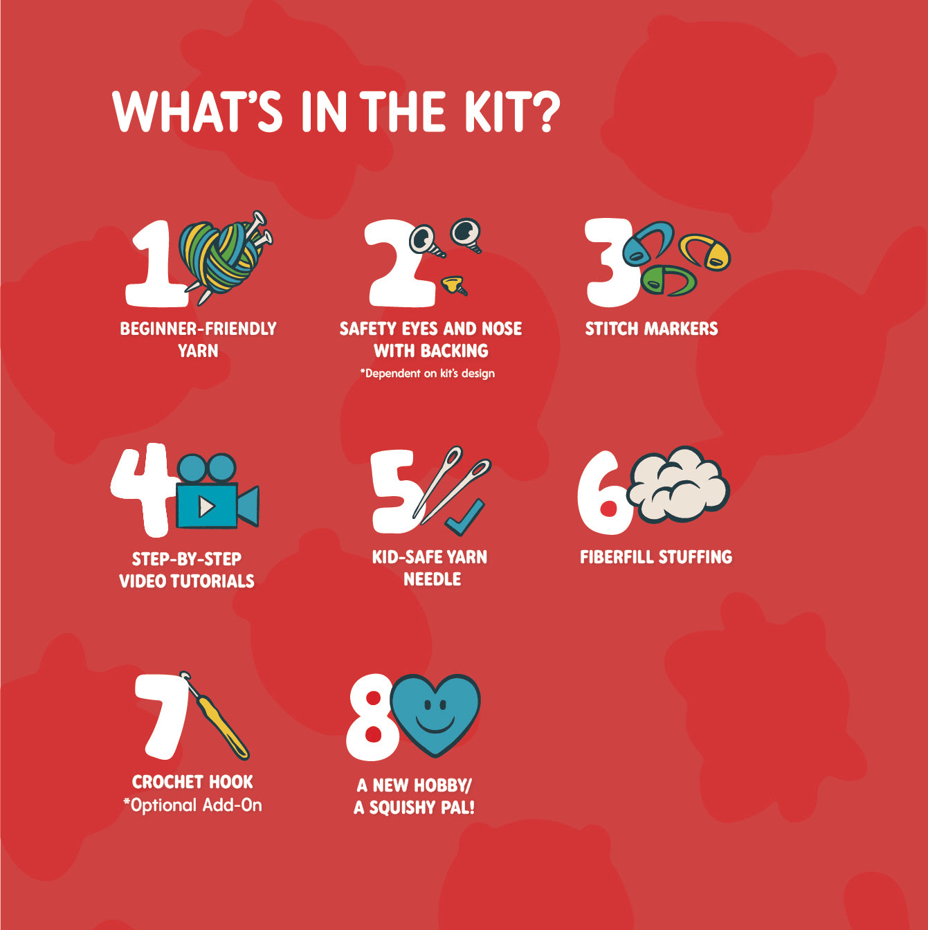 Whisky the Cat | Beginner Crochet Kit