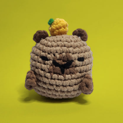 Ponzu the Capybara | Beginner Crochet Kit